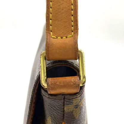 Louis Vuitton Musette Salsa Long Strap Monogram Leather × PVC Brown Shoulder