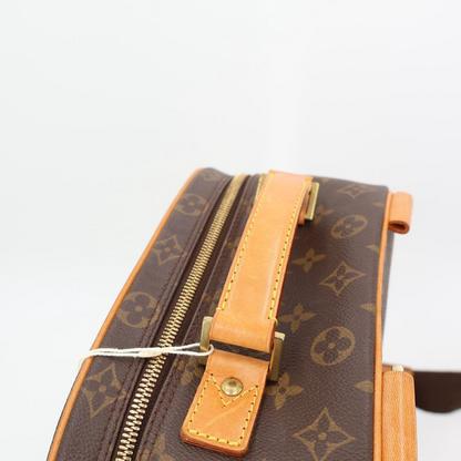 Louis Vuitton Pac-all Sac-a-do Bag Shoulder Hand Bag Monogram Brown M51132