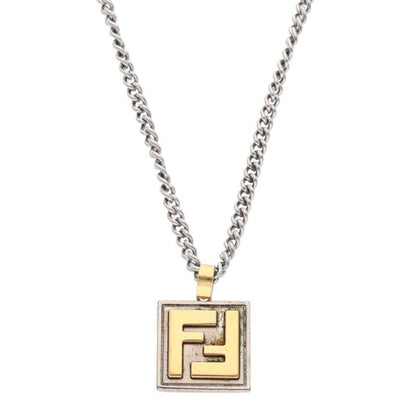 Fendi FF Logo Chain Necklace Men's