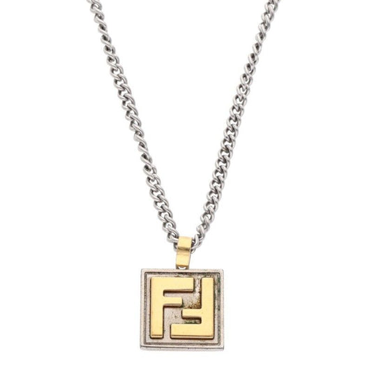 Fendi FF Logo Chain Necklace Men's