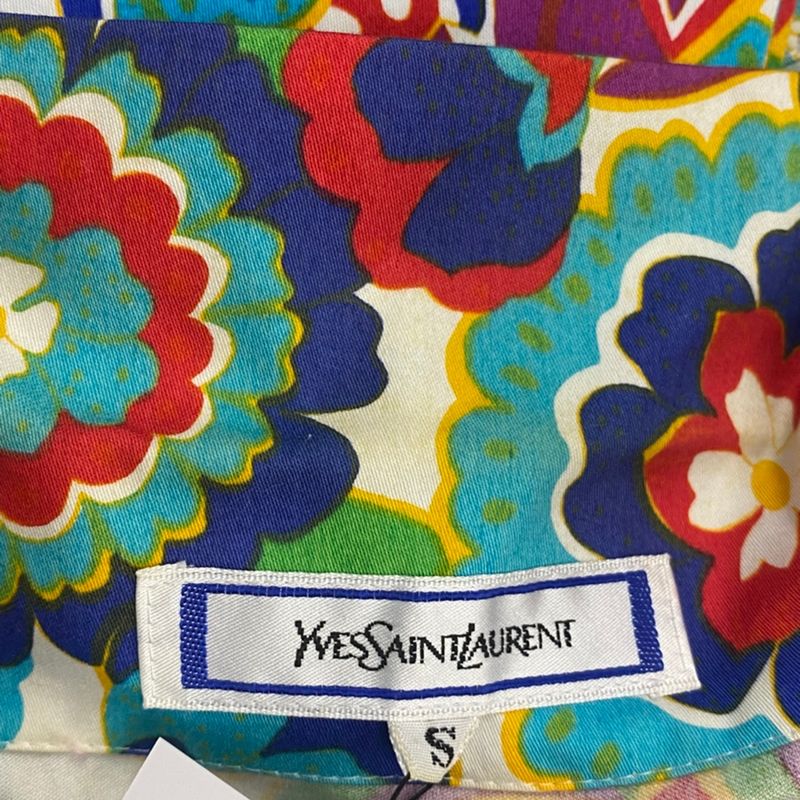Yves Saint Laurent Multicolor Flower Print Setup Mix S