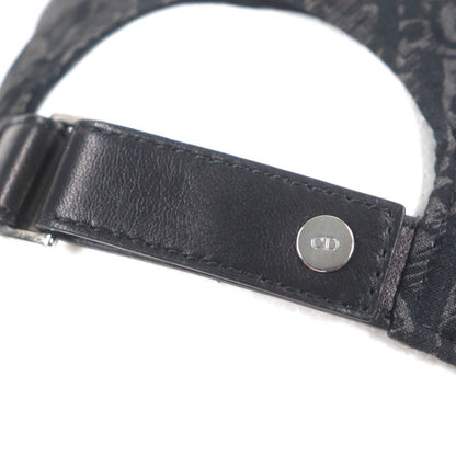 DIOR Homme 933c902h4835 Oblique Leather Use Hat Baseball Cap Dark Gray L Made