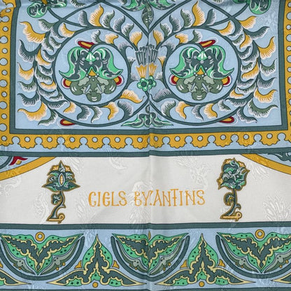 Hermes Scarf Carre 90 Ciels Byzantins Byzantine Sky Silk Multicolor