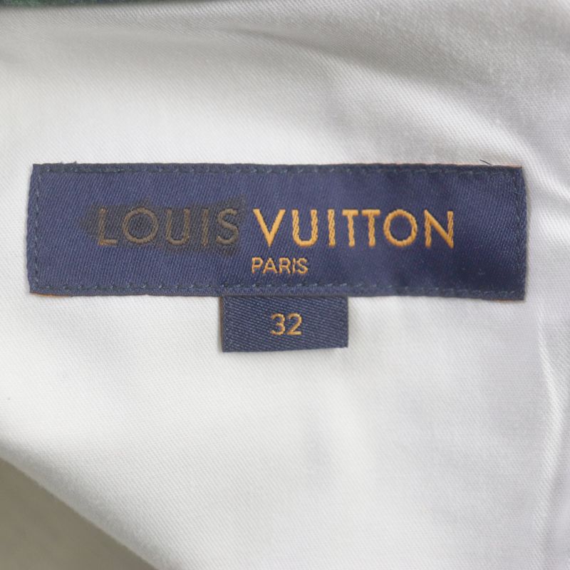  Louis Vuitton 22SS 1a9stj Amen Break Landscape Graphic Denim Pants Multi 32
