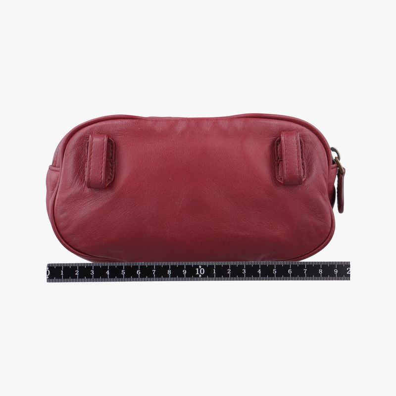Bottega Veneta Intrecciato Burgundy Lambskin B07806689y
