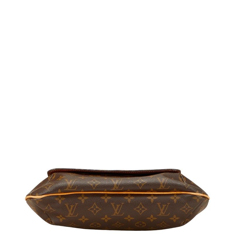 Louis Vuitton Monogram Musette M51256 Brown PVC Leather Women Louis Vuitton