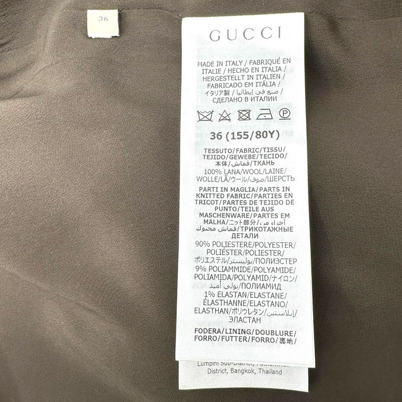 Gucci Cruise 2024 25 Collection GG Logo Wool Bomber Jacket GG Logo Wool Bomber