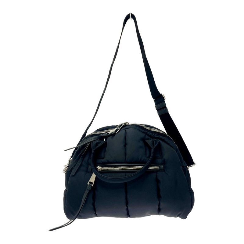 Prada Bl0881 Nylon 2way Bomber Handbag Black 408619 Handbag