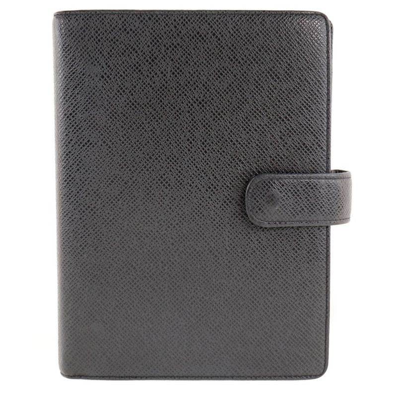 Louis Vuitton Agenda MM R20222 Taiga Ardoise Black Sp0041 Men's Notebook Cabas