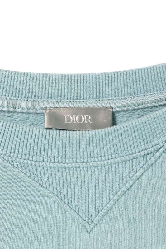 Dior 23AW 343j694a0531 Logo Embroidery Crewneck Sweatshirt Men's L