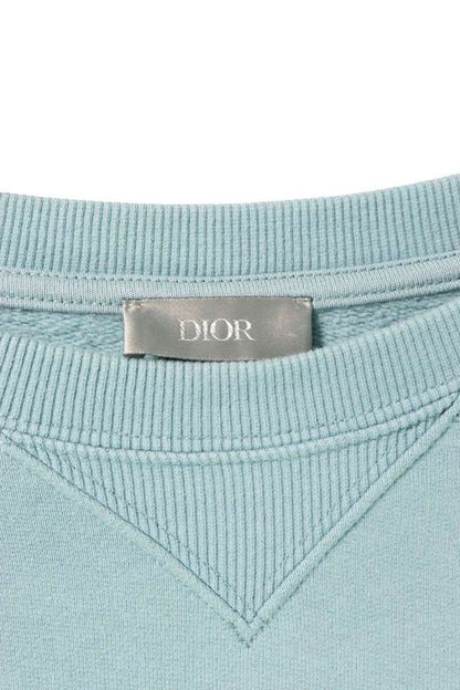 Dior 23AW 343j694a0531 Logo Embroidery Crewneck Sweatshirt Men's L