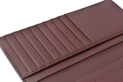 Bottega Veneta Wallet Men's Bottega Veneta Long Wallet Intrecciato Bordeaux