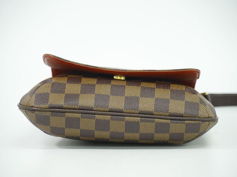 Authentic Louis Vuitton LV Musette Salsa Long Damier Ebène Shoulder Bag