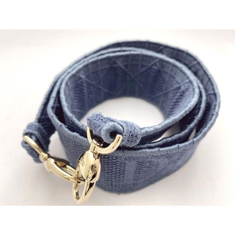 Dior Cannage Lady D-Lite Medium Bag Denim Navy Bu Dior