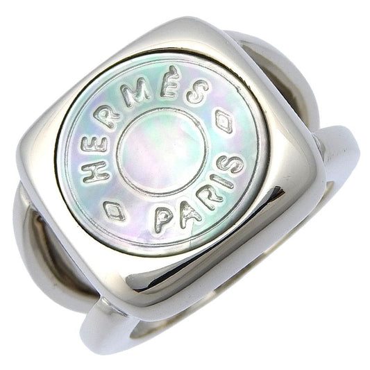 Hermes Serie Silver 925 X Shell 12.5 Ladies 11.5g Ring ・ Ring
