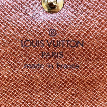 Louis Vuitton Monogram Porte Trésor Ettui Papier M61202 Trifold Wallet Unisex