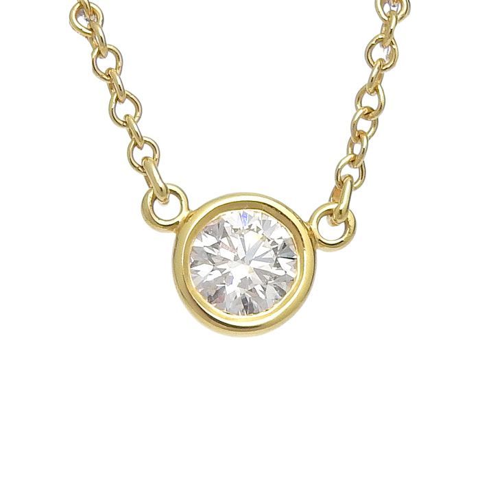 Tiffany & Co Tiffany & Co By-the-yard Diamond Necklace 18K Yellow Gold 750