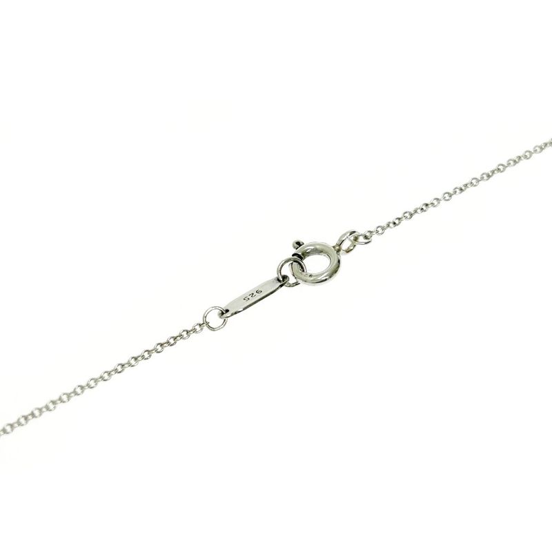 Tiffany & Co Silver Geometric Heart Necklace 4.3g 925 Engraved 396417 Necklace