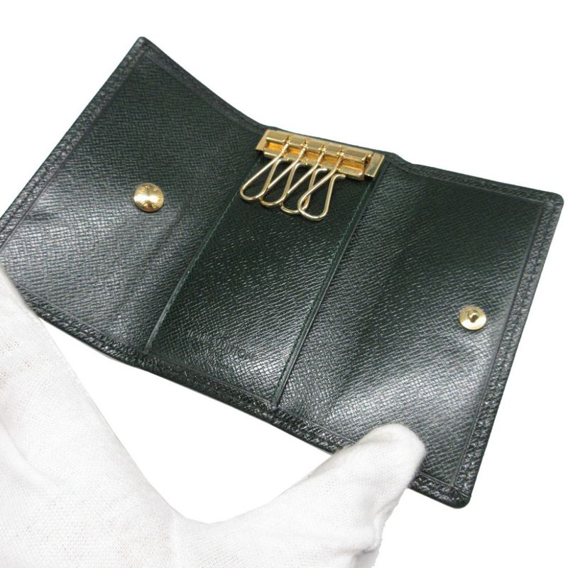 Louis Vuitton Taiga Multicles Green 4-ribbon Key Case 0026 Louis Vuitton