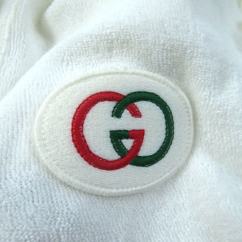 Gucci '20 599122 Web Stripe Interlocking G Pile Cotton Short Sleeve Polo Shirt