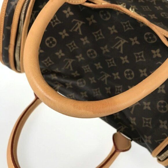 Louis Vuitton Sac Chien 40 Dog Carrier Monogram Pet Travel Bag Purse