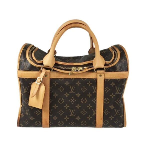 Louis Vuitton Sac Chien 40 Dog Carrier Monogram Pet Travel Bag Purse