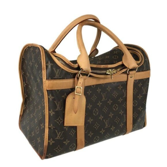 Louis Vuitton Sac Chien 40 Dog Carrier Monogram Pet Travel Bag Purse