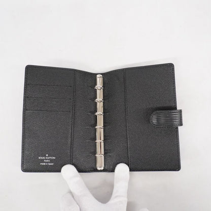 Louis Vuitton Notebook Cabas - Epi Agenda PM R20052 Noir Black Men Women Unisex