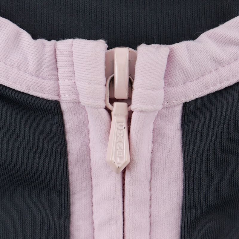 Chanel Pie Pink Zip Up Coco Mark P20775v12115 03P Nylon And Polyurethane