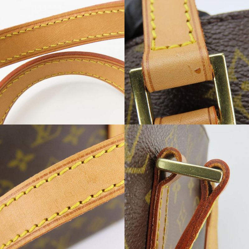 Louis Vuitton Handbag Vavin PM M51172 Monogram Nubuck Brown Gold Hardware
