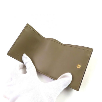 Fendi 8m0426 Selleria Pekaboo Leather Compact Wallet Trifold Wallet Pink