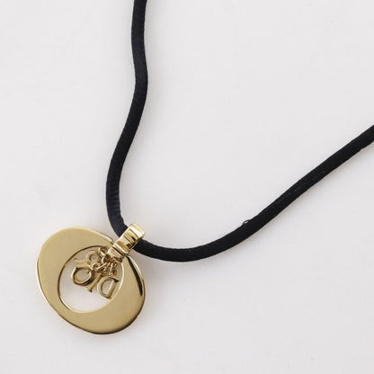 [dior] Christian Dior Logo Gold Plated Ladies 10.3g Necklace