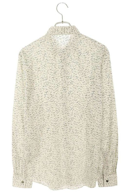 Hermes H All-over Print Long Sleeve Shirt Men 39