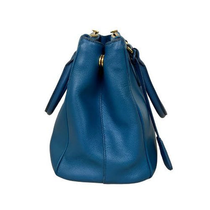 Prada Handbag Saffiano Leather Saffiano Leather Galleria Blue