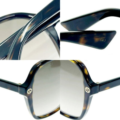 Gucci Gg0092s 002 5518-140 Sunglass Es Brown 330249 Sunglass Es with Case