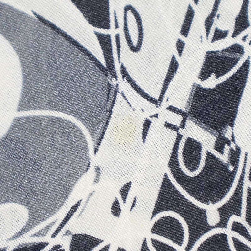 Chanel 2008 Ribbon Neck Silk Sleeveless Top P32886v23237 Black and White 38