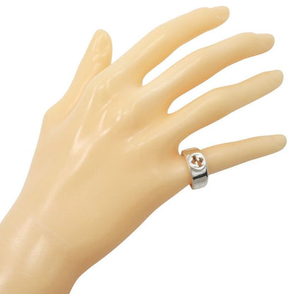 Gucci Interlocking G Silver 925 9.5 Ladies 8.5g Ring