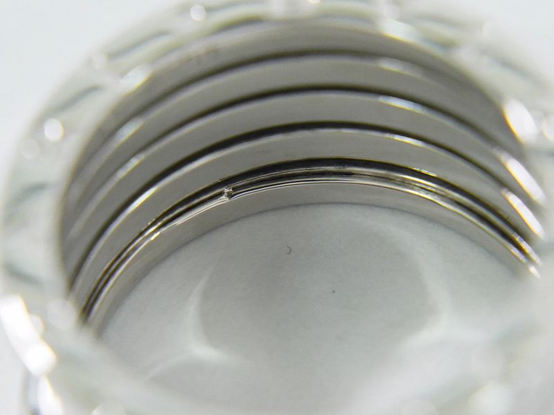 Authentic Bulgari Bvlgari B-zero1 750 WG Ring 59 17 White Gold Accessories