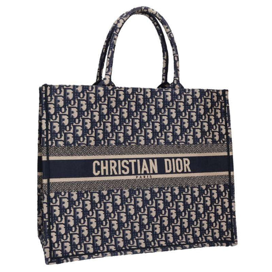 Dior BOOK TOTE Book Tote Large Oblique Jacquard Tote Bag Women's L
