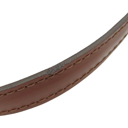 Louis Vuitton Shoulder Strap 121cm (47.64in) Leather Brown Gold Hardware for