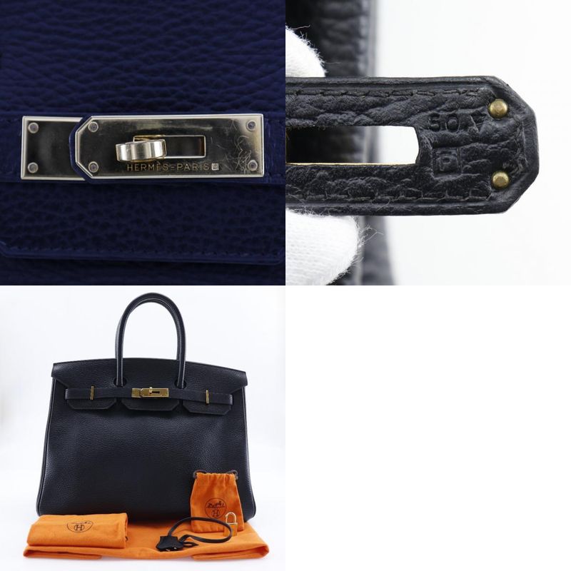 Hermes Birkin 35 Ardennes Black/gold Hardware □F Ladies Handbag