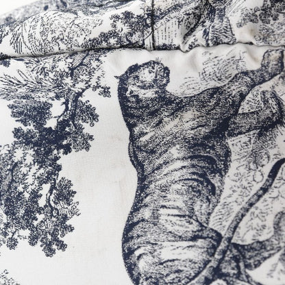 Dior Christian Dior Small Backpack Toile De Jouy M6108sntj Nylon Black/white