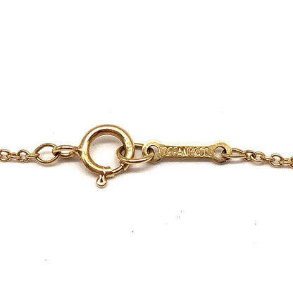 Tiffany & Co Tiffany & Co Necklace 750 Engraved Gold Necklace Ladies Accessories