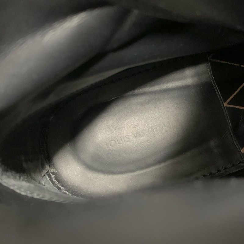 Louis Vuitton Laurie Line Monogram Boots Short Boots Shoes Suede Leather Off