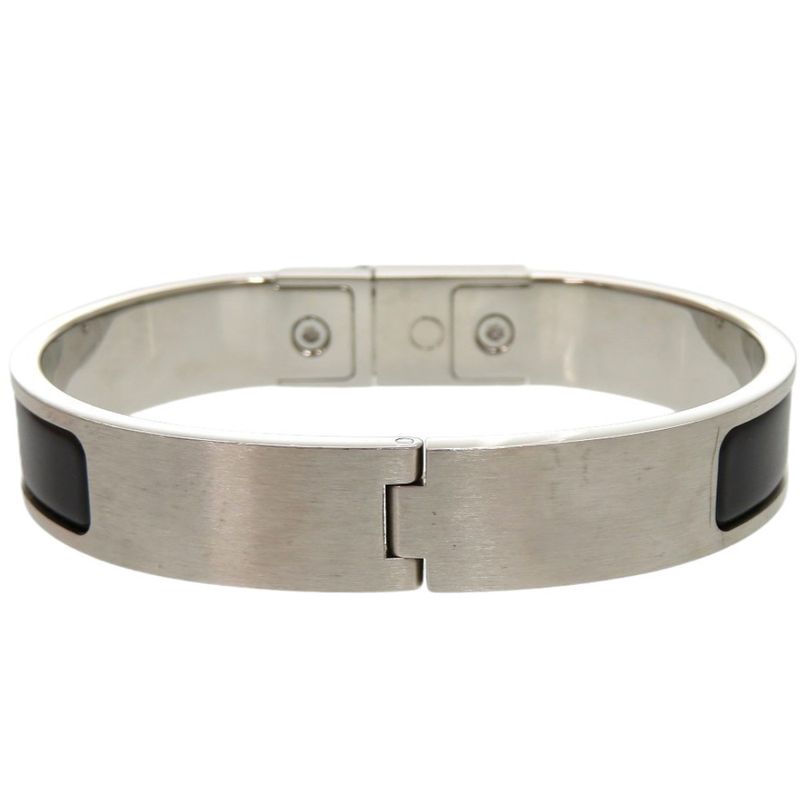 Hermes Kelly Men Sp0212 Metal Noir Black Matte Black Bangle 1698 Hermes