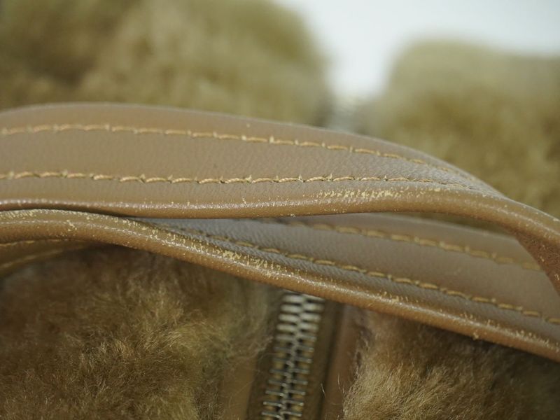 Authentic Balenciaga Bazar Shopper 2WAY Shoulder Bag Handbag Pochette Mouton