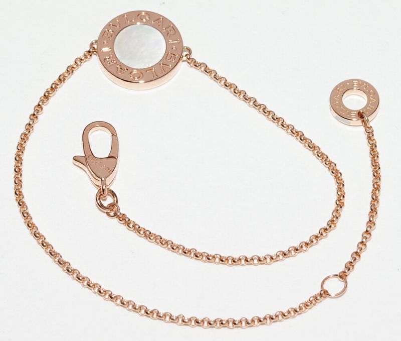 Bulgari Bracelet 18K Pink Gold Mother Of Pearl Bulgari Bracelet SM 359677