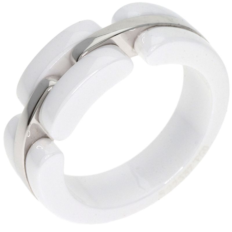 Chanel Ultra Collection Medium Ring - Ring 18K White Gold Ceramic Ladies