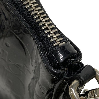 Dior/christian Dior Handbag Trotter Black Chain Handle Leather