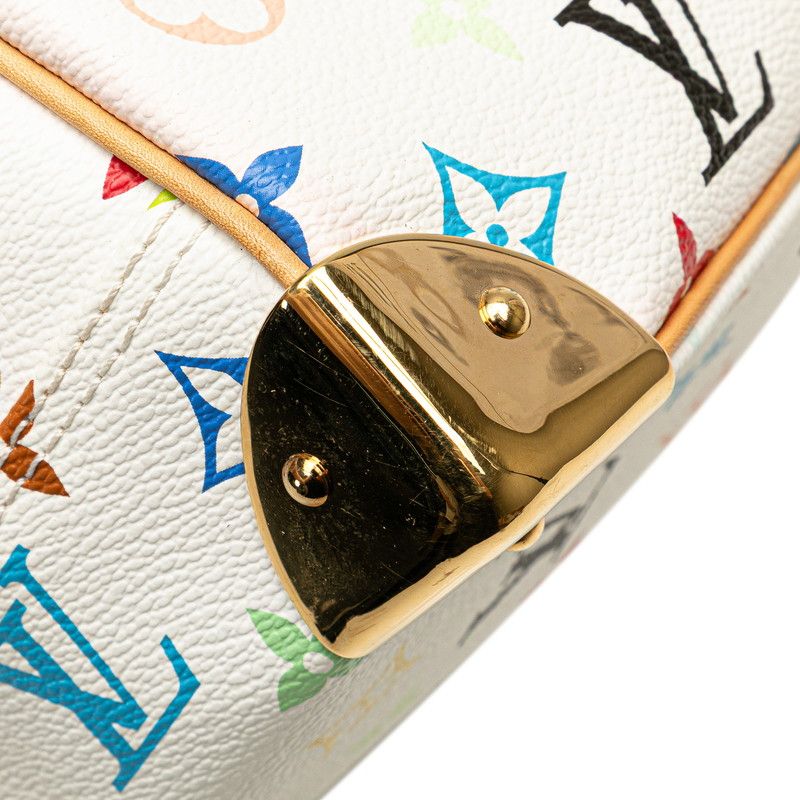 Louis Vuitton Monogram Multicolor Trouville Studded M92663 Bronze White PVC